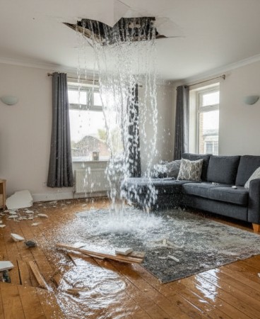 Water damage loss assessor for home insurance claim