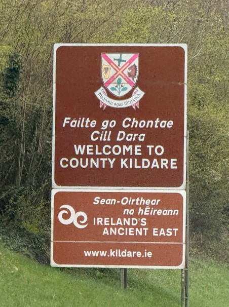 Home Insurance Assessor Kildare welcome sign in Naas for property claim assistance
