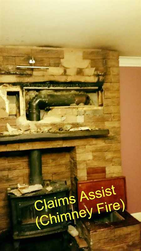 Chimney fire insurance claims