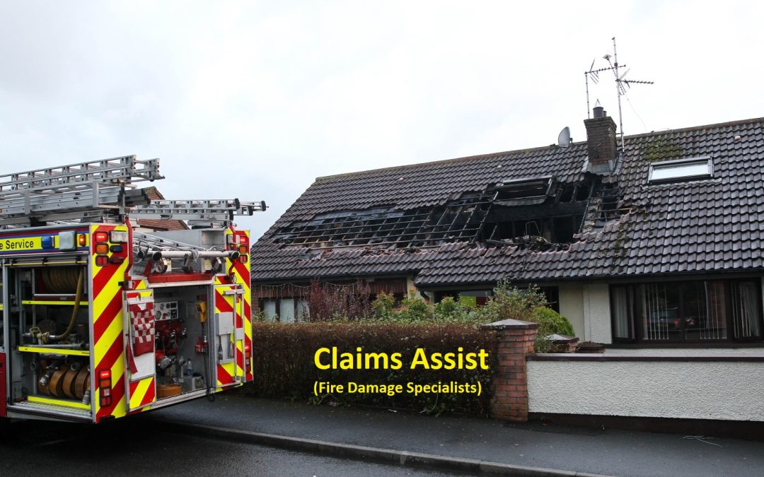 Fire damage insurance claim assessors