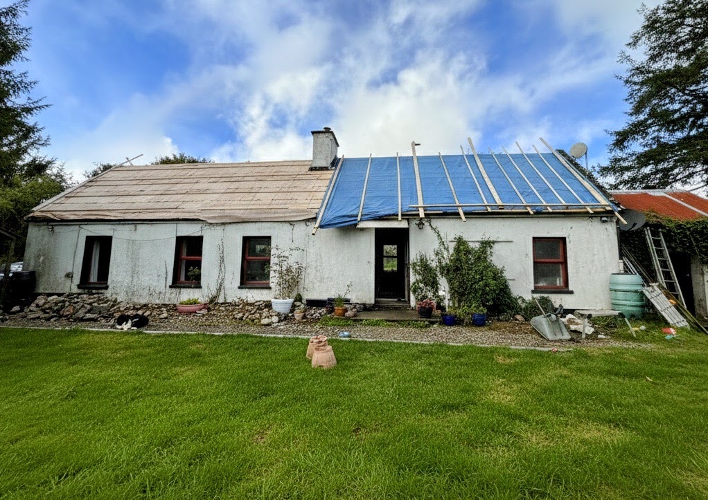 Cottage roof damage insurance claim Co Clare