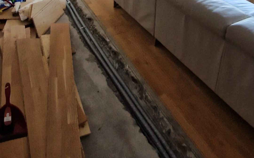 Underfloor Leak Insurance Claim: Slow Pipe Leak in Oranmore, Galway